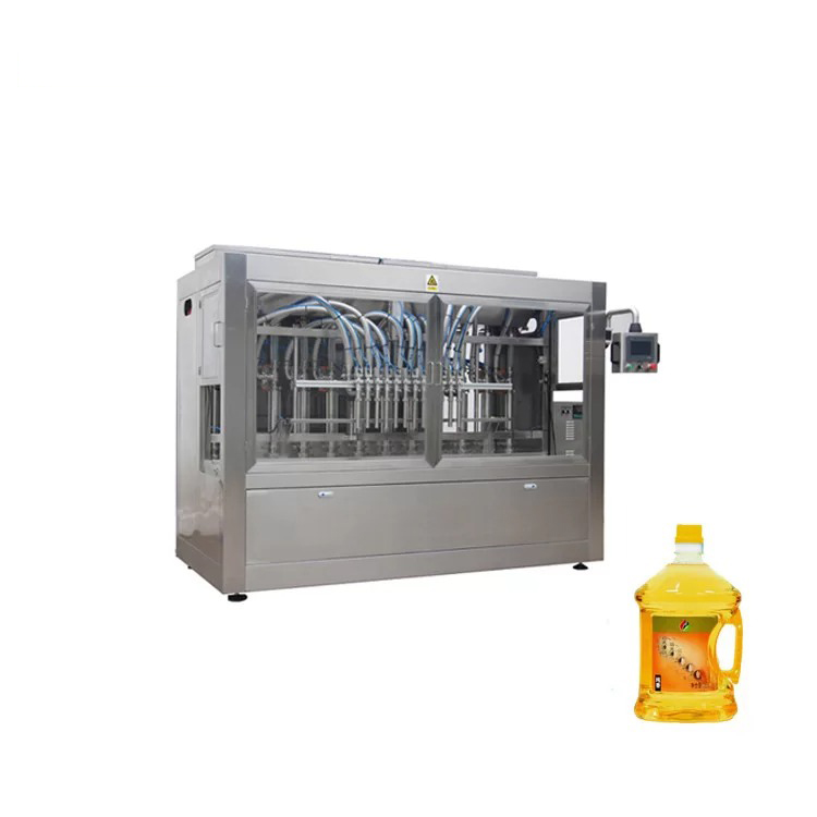 1L saulėgrąžų aliejaus buteliukų pildymo mašina